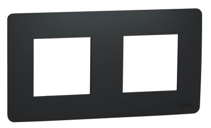 Двопостова рамка Schneider Electric NU200454 (антрацит)