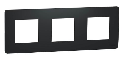 3-постова рамка Schneider Electric NU200654 (антрацит)
