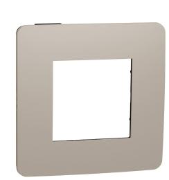 Одинарна рамка Schneider Electric NU280228 (пісочний/антрацит)