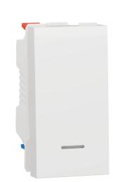 Одноклавішний перемикач Schneider Electric NU310318S с нейтралью 10А 1М (білий)