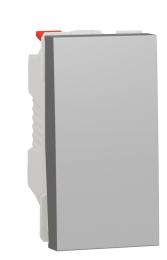 Одноклавішний перемикач Schneider Electric NU310330 (схема 6) 10А 1М (алюміній)