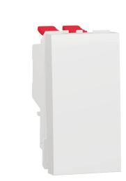 Одноклавішний перехресний перемикач Schneider Electric NU310518 (схема 7) 10А 1М (білий)