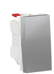 1-клавішний вимикач Schneider Electric NU310630 (схема 1) 10А 1М (алюміній)
