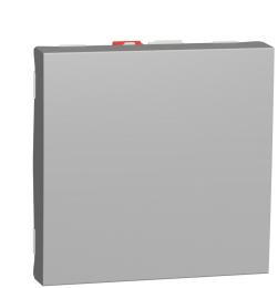 Одноклавішний перемикач Schneider Electric NU320330 (схема 6) 10А 2М (алюміній)