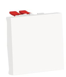 Одноклавішний перехресний перемикач Schneider Electric NU320518 (схема 7) 10А 2М (білий)