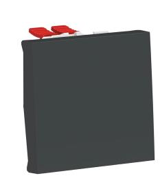 Одноклавішний перехресний перемикач Schneider Electric NU320554 (схема 7) 10А 2М (антрацит)