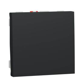 1-клавішний вимикач Schneider Electric NU320654 (схема 1) 10А 2М (антрацит)