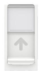 Центральна плата Schneider Electric NU946018 від розетки RJ45 Keystone/Systimax 1М (біла)