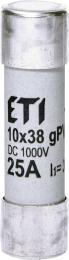 Запобіжник ETI 002625139 CH 10x38 gPV 25A 1000V (30kA)