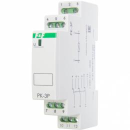 Допоміжне реле F&F PK-3P-12V 12В 3х8 А