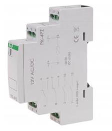 Проміжне реле F&F PK-4PZ-12V 12В 2х8 А