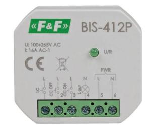 Двостабільне реле F&F BIS-412P 165-265В AC 16А
