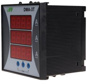 Трифазний щитовий амперметр F&F DMA-3T 230В