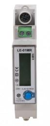 Одномодульний лічильник енергоспоживання F&F LE-01MR 230В 100А