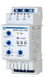 Реле контролю фаз Новатек-Електро РНПП-316-500