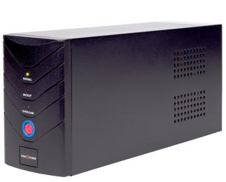 Джерело безперебійного живлення LogicPower LP8294 1400ВА на 2 євророзетки AVR 2x7.5Ач12В (840Вт) в металевому корпусі (чорний)
