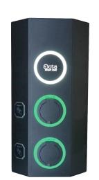 Комерційна зарядна станція для електромобілів Octa Energy SW229-С22-C2 на 29кВт з 2 портами (Type 2 Type 2)