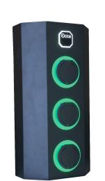 Комерційна зарядна станція для електромобілів Octa Energy SW336-С22-C1-C2 на 36кВт з 3 портами (Type 2 Type 1 Type 2)