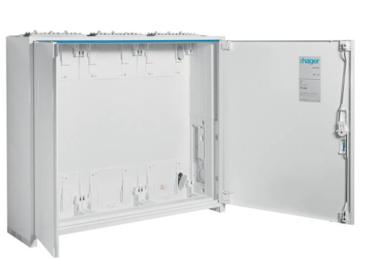 Щит металевий Hager Univers IP44/II 3 секції