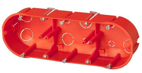 Потрійний підрозетник в гіпсокартон PK-3x60