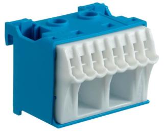 Блок Hager KN10N PE-клема 2x16мм2+8x4мм2