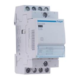 Контактор 25A ESC426 (4НЗ, 230В) 2м Hager