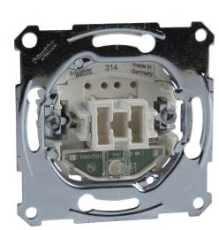 Механізм вимикача 1-полюс з підсвіткою Merten, MTN3160-0000