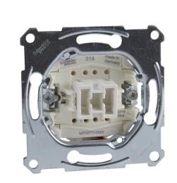 Механізм 1-полюс вимикача 10А Merten, MTN3111-0000