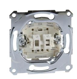 Механізм кнопочного вимикача для рольставен 1-полюс Merten, MTN3755-0000