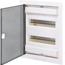 Металопластиковий електрощит ETI 001101181 ECG28 PT 24+4 М з прозорими дверцами