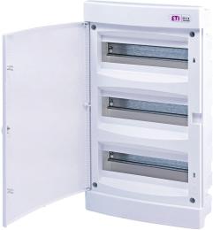 Вбудований щит ETI 001101017 ECМ 36PO 36 М з білими дверцями