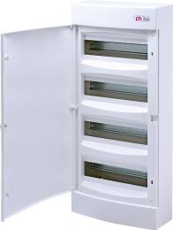 Зовнішній модульний щит ETI 001101021 ECT 48PO 48 М з білими дверцятами