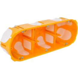 Коробка під розетку Kopos KPL 64-50/3LD на 3 місця