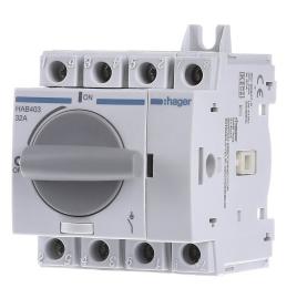 Рубильник Hager HAB403 4P 32А