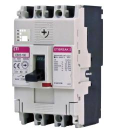 Автоматичний вимикач ETI 004671834 EB2S 160/3SF 80A 3P (25kA фіксовані налаштування)