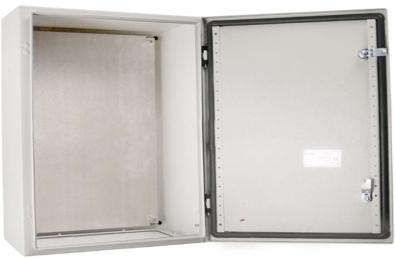 Металевий бокс ETI 001102132 GT 80-60-20 IP66 800x600x200 з 2 замками