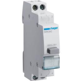 Кнопковий вимикач Hager SVN342 230В/16А 2НЗ