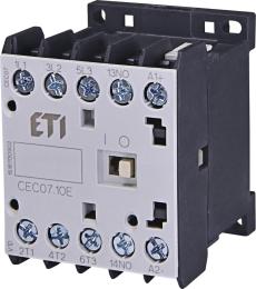 Мініатюрний контактор ETI 004641050 CEC 07.10 24V AC (7A; 3kW; AC3)