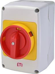 Кулачковий перемикач в корпусі ETI 004773179 CS 25 10 PNGLK (3p «0-1» IP65 25A блок)