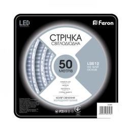 Светодиодная лента Feron SANAN LS612 120SMD/м 12V IP22 белый