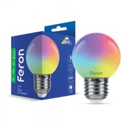 Светодиодная лампа Feron LB-37 1Вт E27 RGB