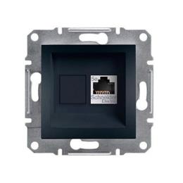 Розетка комп. Schneider Asfora kat5e UTP Антрацит (EPH4300171)