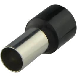 Наконечники НТ 25,0-12 чорні (100шт) трубчаті ізольовані Аско Укрем (A0060010137)