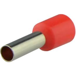 Наконечники НТ 6,0-12 червоні (100шт) трубчаті ізольовані Аско Укрем (A0060010051)