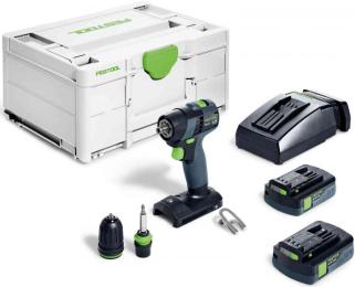 Акумуляторний дриль-шурупокрут FESTOOL TXS 18 C 3.0-Plus (576895)
