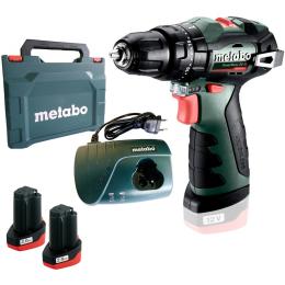 Акумуляторний безщітковий ударний дриль-шурупокрут Metabo PowerMaxx SB BL (601784500)