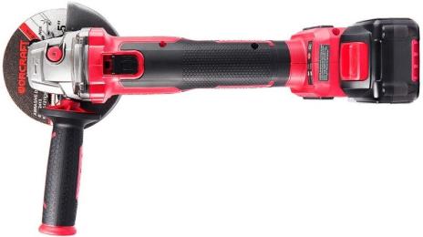 Акумуляторна безщіткова шліфувальна машина кутова Worcraft CAG-S20LIBH-125B (13152)