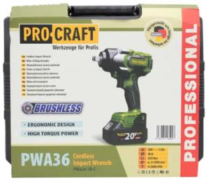 Акумуляторний гайкокрут Procraft PWA-36 (030362)