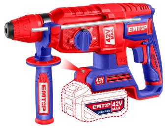 Акумуляторний перфоратор EMTOP ELRH422682