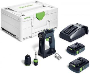 Акумуляторний дриль-шурупокрут FESTOOL СXS 18 C 3.0-Plus (576883)